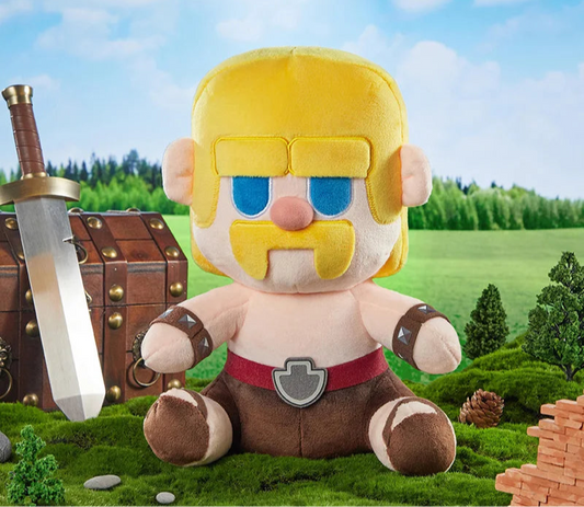 Clash Royale Sitting Barbarian Plush Toy Pillow